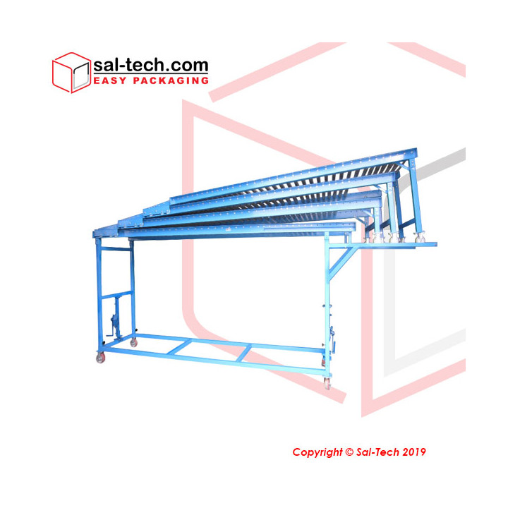 STEP Gravity Roller Conveyor for Unloading